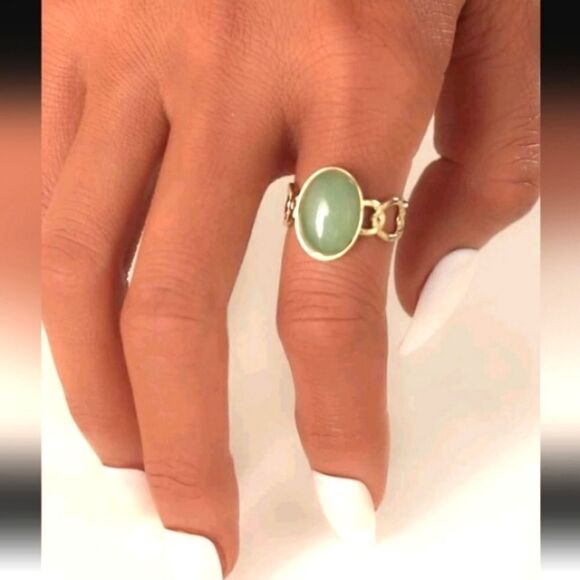 NWT Oval Decor Cuff Ring - Picture 1 of 14